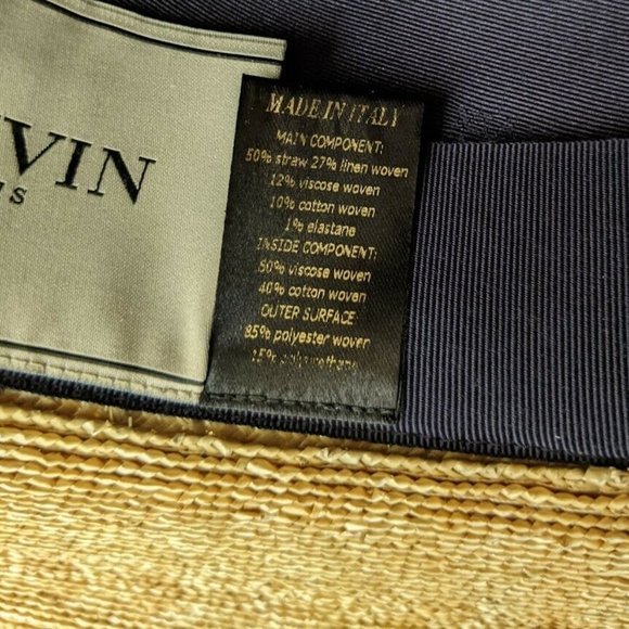 Lanvin Straw Hat Alber Ellbaz Collectible US 7/ 56 main image 8
